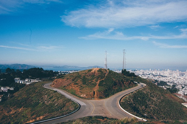 Scenic Views in Twin Peaks San Francisco